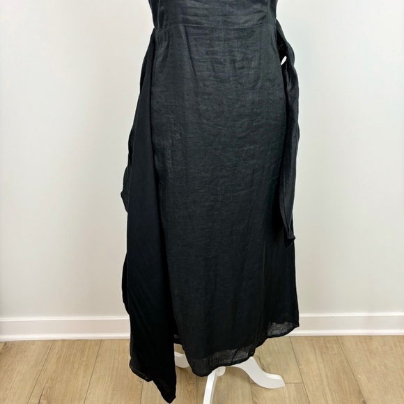 FAITHFULL THE BRAND x REVOLVE El Mar Midi Dress in Black Size 6 - Picture 4 of 12